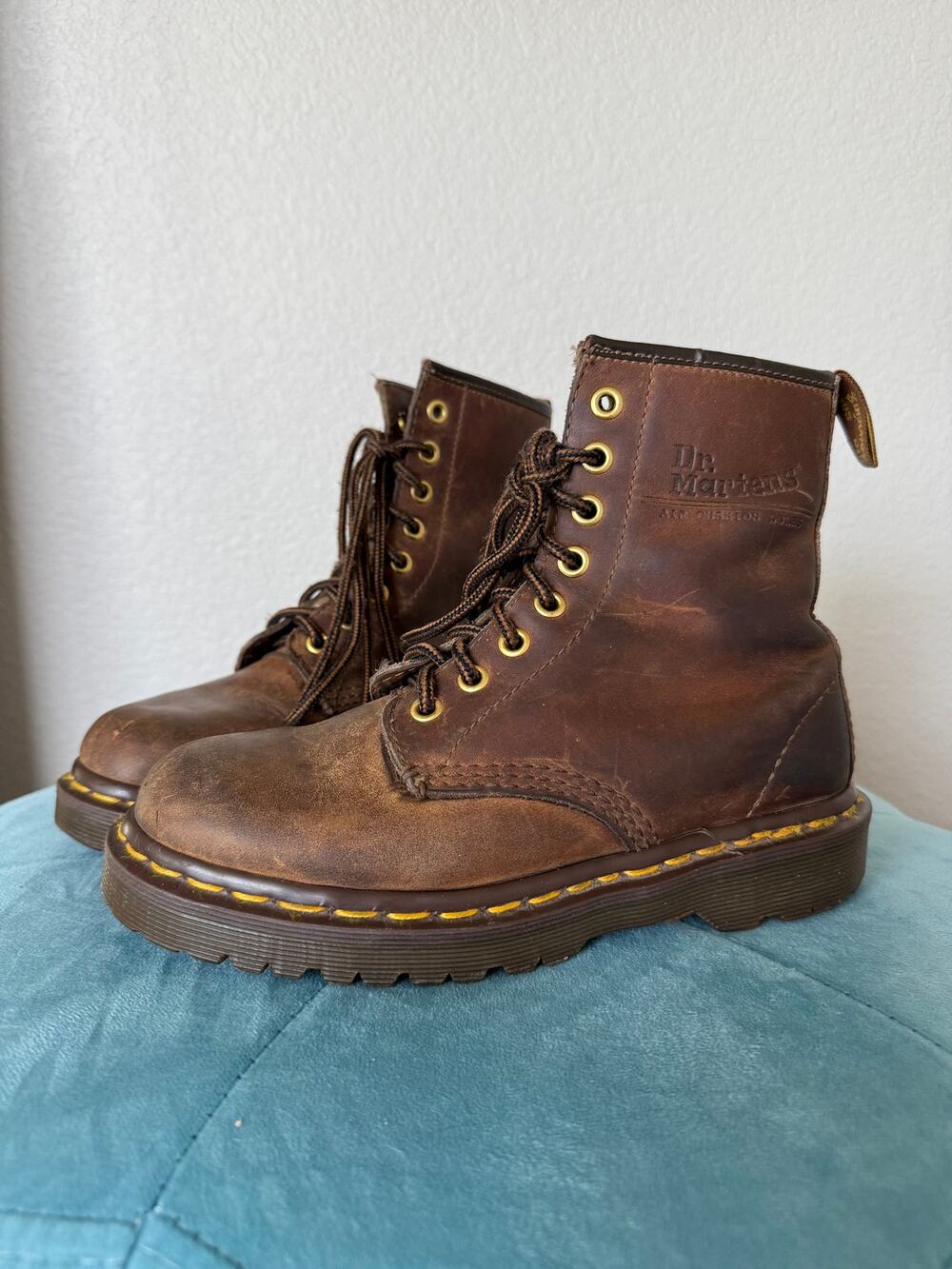 Vintage Brown 1460 Made in England, US 5